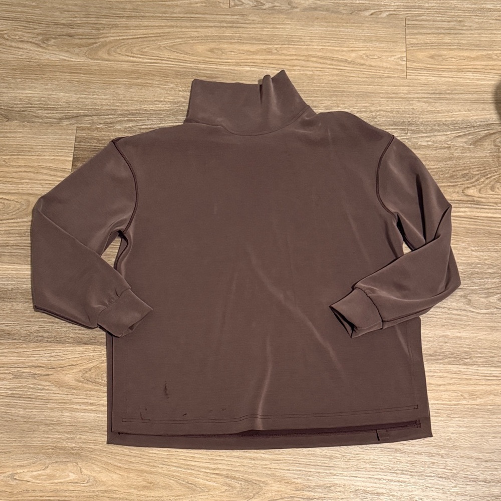 Lululemon Chocolate Brown Turtleneck Pullover
